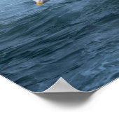 Poster Les mouettes volent au-dessus de la mer (Coin)