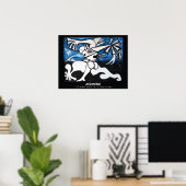 Poster "Les moulins à vent d'un esprit de maître" par Zer (Bureau à domicile)