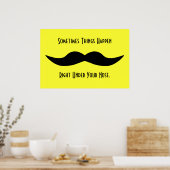 Poster Les moustaches arrivent (Cuisine)
