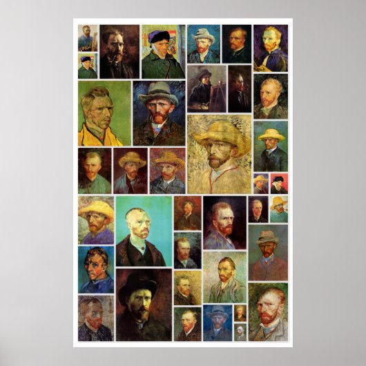 Poster Les multiples visages de Vincent Van Gogh (Devant)