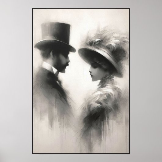 Poster Les murmures d'une époque oubliée Abstraite (Devant)