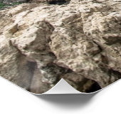 Poster Les murs de Dubrovnik vue mer (Coin)