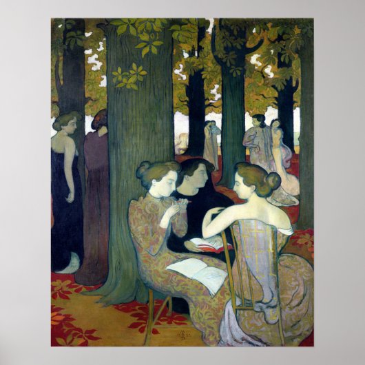 Poster Les Muses, 1893 (Devant)