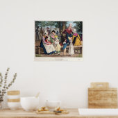 Poster Les Nannies, 1820 (Cuisine)