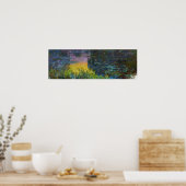Poster Les Nappes D'Eau - Coucher Le Soleil, Claude Monet (Cuisine)