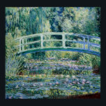 Poster Les nappes d'eau de Monet et le pont japonais<br><div class="desc">Water Lilies and Japanese Bridge by Claude Monet (1899).</div>