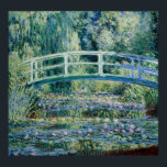 Poster Les nappes d'eau de Monet et le pont japonais<br><div class="desc">Water Lilies and Japanese Bridge by Claude Monet (1899).</div>