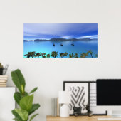 Poster Les navires à la baie (Bureau à domicile)