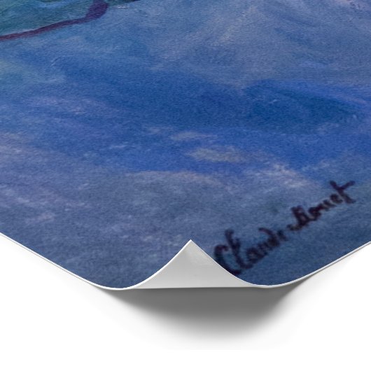 Poster Les nénuphars de Monet (Coin)