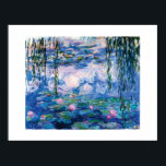 Poster Les nénuphars de Monet<br><div class="desc">L’Eau de Monet. Visitez mon magasin pour un design plus intéressant et plus de choix de couleurs => zazzle.com/iwheels*</div>