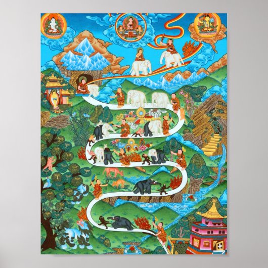 Poster Les neuf alliances mentales Samatha (Devant)