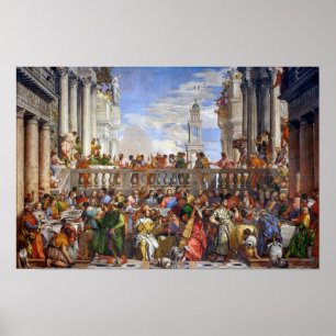 Poster Les Noces de Cana Paolo Veronese