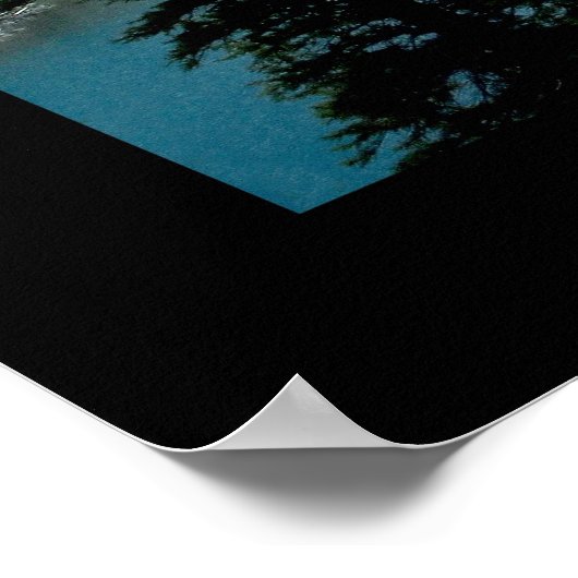 Poster Les nuages éclatent (frontière) (Coin)