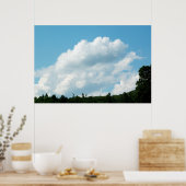 Poster Les nuages rencontrent les arbres (Cuisine)