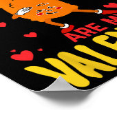 Poster Les nuggets de poulet sont ma Saint-Valentin Funny (Coin)