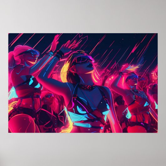 Poster Les nuits de la ville rave (Devant)