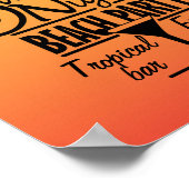 Poster Les nuits d'été plage invitation design (Coin)