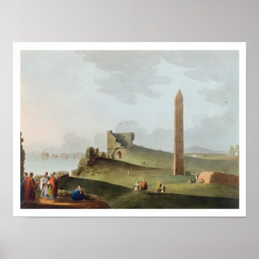 Poster Les Obélisques à Alexandrie, appelé Nee de Cléopât (Devant)