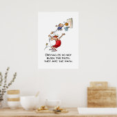 Poster Les Obstacles Motivationnels Sont Le Dessin Sur Le (Cuisine)