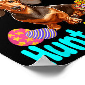 Poster Les Oeufs De Chasse Sont Le Jour De Pâques Les Oeu (Coin)