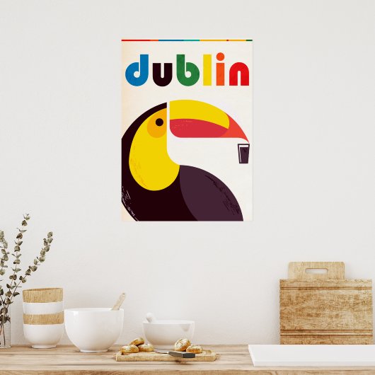 Poster Les Oiseaux Aiment La Guinness ! (Cuisine)