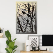 Poster Les oiseaux du matin (Bureau à domicile)