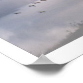 POSTER LES OISEAUX VOLENT EN GROUPE (Coin)