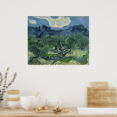 Poster Les Oliviers par Vincent Van Gogh (Cuisine)