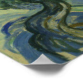 Poster Les Oliviers - Van Gogh (Coin)