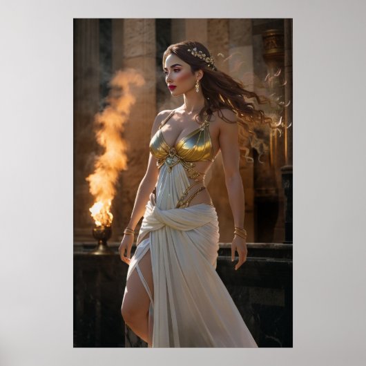 Poster Les Olympiens : Aphrodite, la dieu de l'amour (Devant)