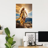 Poster Les Olympiens : Apollon, Dieu de la Lumière (Bureau à domicile)