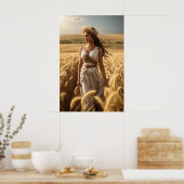 Poster Les Olympiens : Demeter, déesse de la moisson (Cuisine)