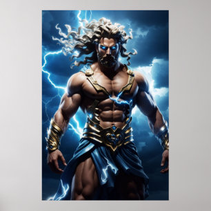 Poster Les Olympiens : Zeus, roi des Olympiens