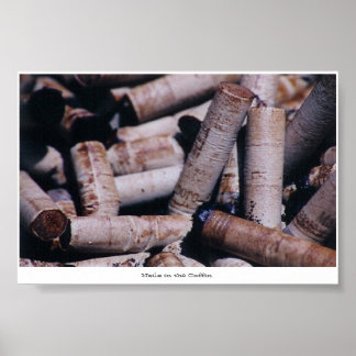 Poster Les ongles dans le café