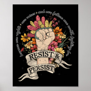 Poster Les opposants à Trump s'opposent aux droits des fe