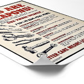 Poster Les Outils Sont Des Armes ! (Coin)
