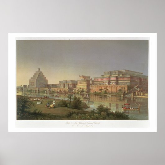 Poster Les palais de Nimrud restaurés, une reconstruction (Devant)