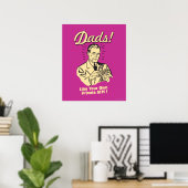 Poster Les papas : Comme son propre distributeur de bille (Bureau à domicile)