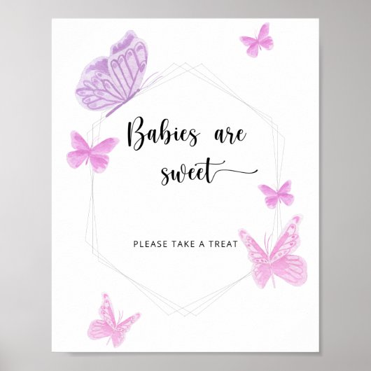 Poster Les papillons sont doux (Devant)