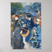Poster Les Parapluies, Pierre Auguste Renoir (Devant)
