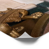 Poster Les pas de Noël Président Donald Trump & Melania (Coin)