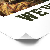 Poster Les patriotes résistent aux attaques contre la dém (Coin)