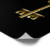 Poster Les Patters de Seamless avec Golden Keys (Coin)