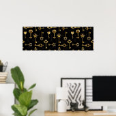 Poster Les Patters de Seamless avec Golden Keys (Bureau à domicile)
