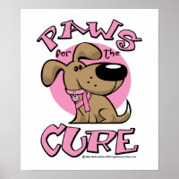 Les pattes du cancer du sein pour le chien en voie