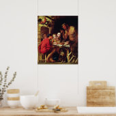 Poster Les paysans et le Satyr (Cuisine)