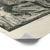 Poster Les pèlerins de Canterbury par William Blake (Coin)