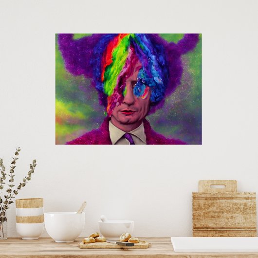 Poster Les pensées arc-en-ciel de Poutine (Cuisine)