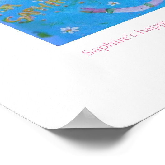 Poster Les pensées heureuses de Saphire (Coin)