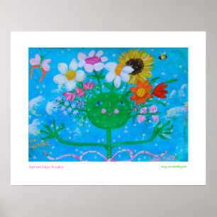 Poster Les pensées heureuses de Saphire